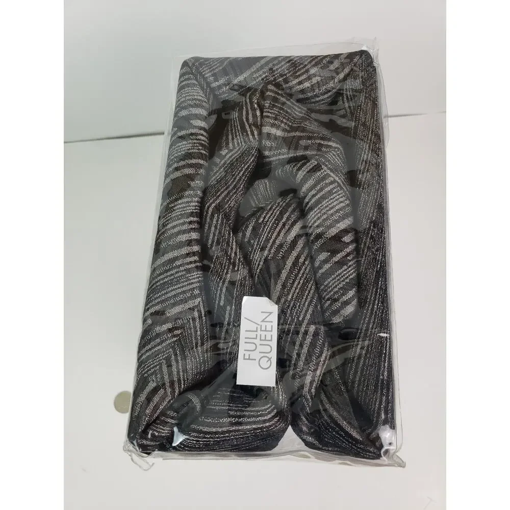 Hudson Park Collection Full/queen Comforter cover Deco Fan New never opened
